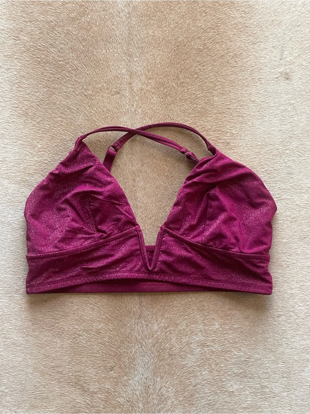 Shimmer V-Plunge Bralette